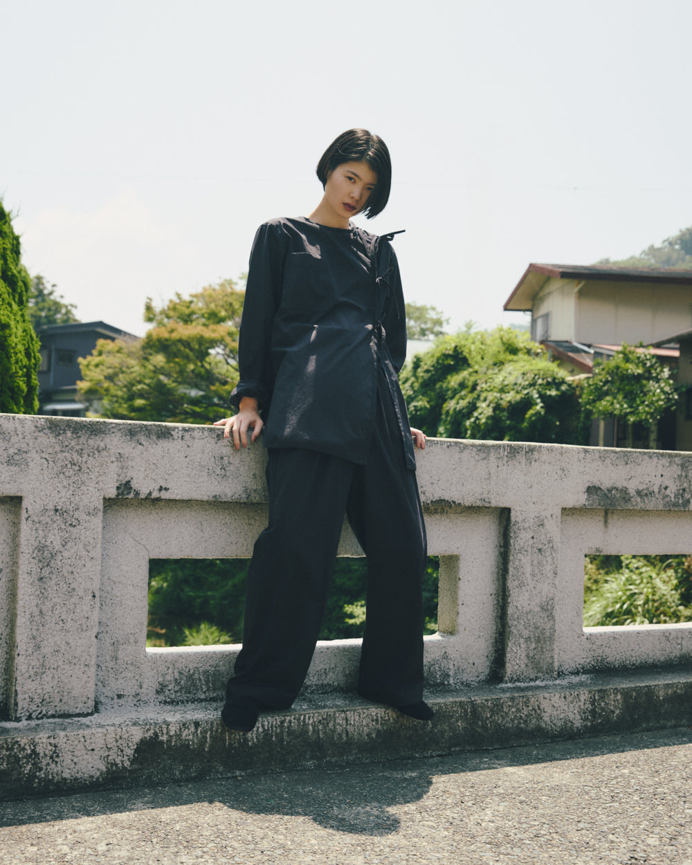 KIN | ASYMMETRY RIBBON JK アシンメトリーリボンジャケット| MACHU PICHU SHOP（マチュピチュショップ）公式通販
