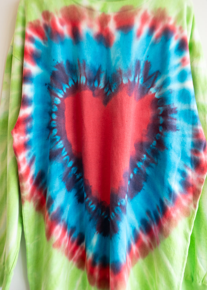 KIN キン | HEMP HEART TIEDYE ヘンプハートタイダイ ロンT | MACHU 