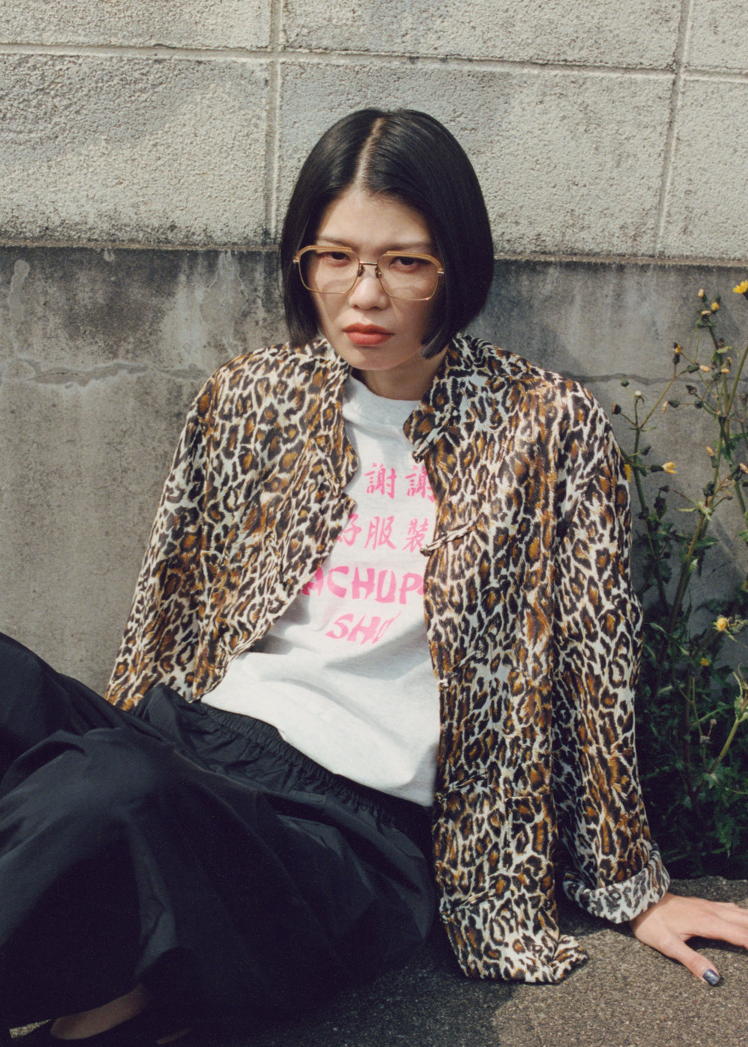 oshimarei オオシマレイ　ジャケット OSHIMA REI | レオパードチャイナジャケット | MACHU PICHU SHOP