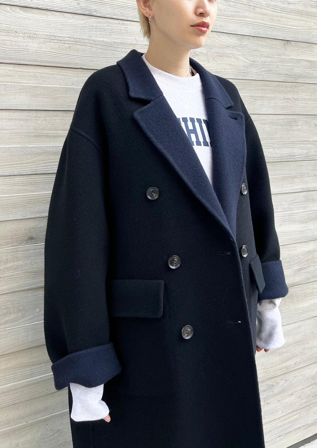 REVERSIBLE TAILORED LONG CT – MACHU PICHU SHOP