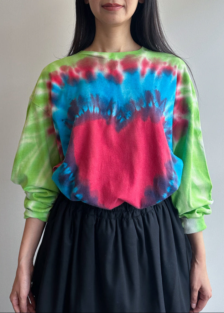 KIN キン | HEMP HEART TIEDYE ヘンプハートタイダイ ロンT | MACHU