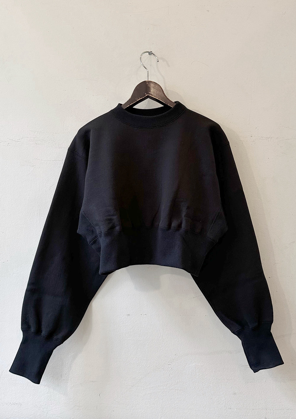 OSHIMA REI | REVERSE WEAVE VERY SHORT PO 裏起毛ショート丈