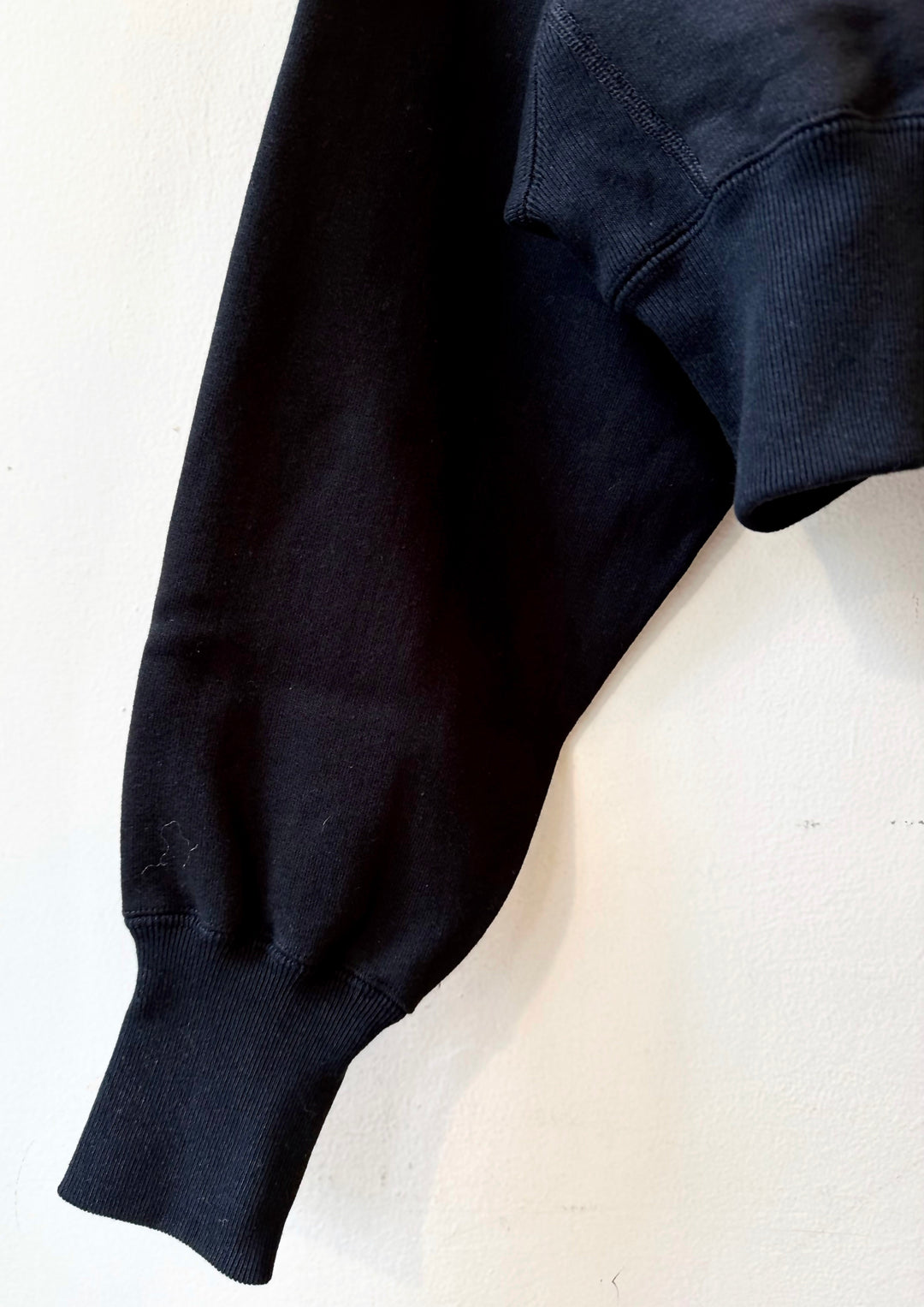 OSHIMA REI | REVERSE WEAVE VERY SHORT PO 裏起毛ショート丈