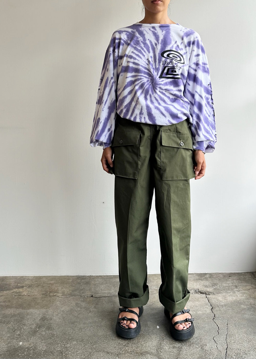 OSHIMA REI（オオシマレイ）| DROP OUT LONG T-SHIRT ドロップアウト