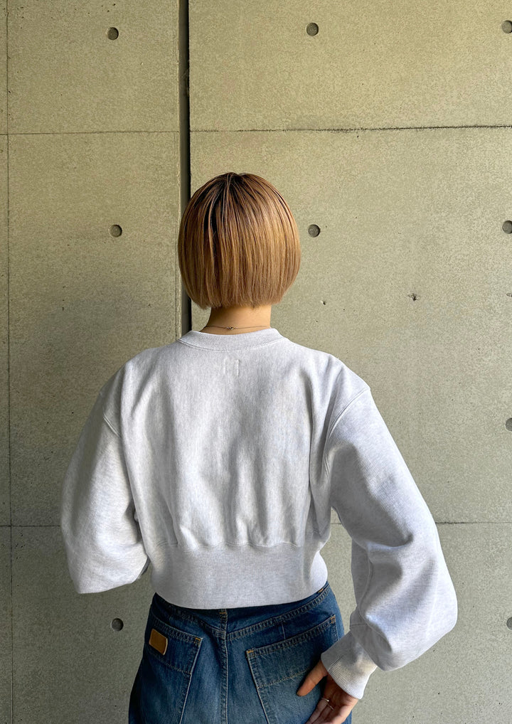 OSHIMA REI | REVERSE WEAVE VERY SHORT PO 裏起毛ショート丈