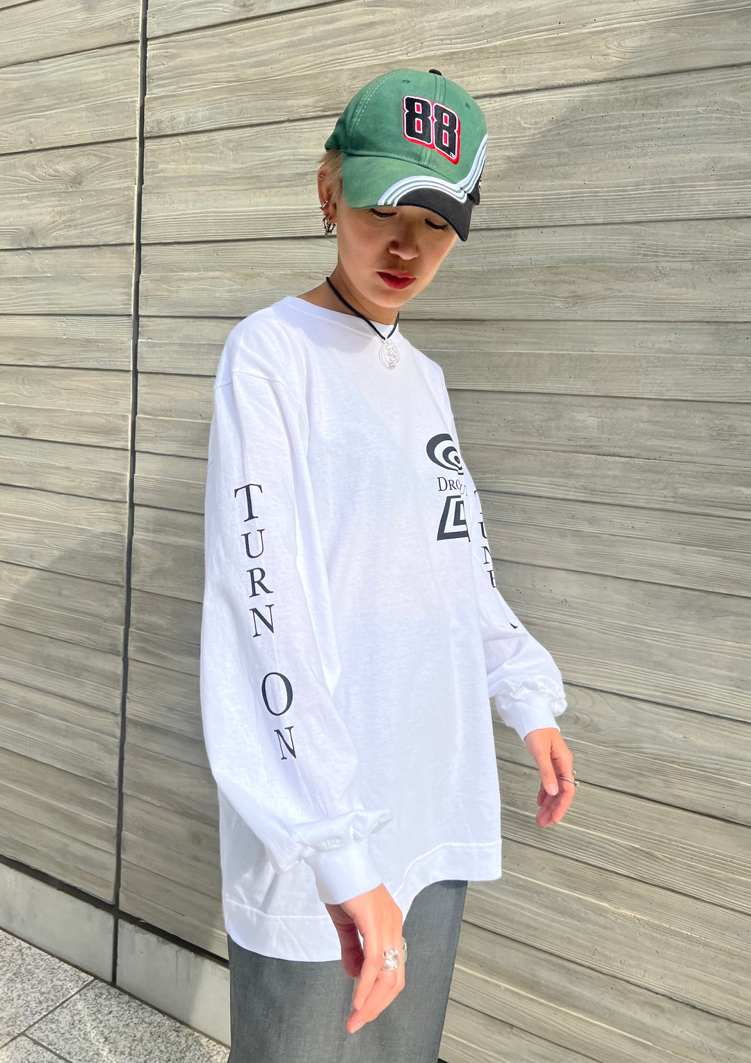 トップス OSHIMA REI DROP OUT LONG T-SHIRT OSHIMA REI（オオシマレイ）| DROP OUT LONG T-SHIRT | MACHU