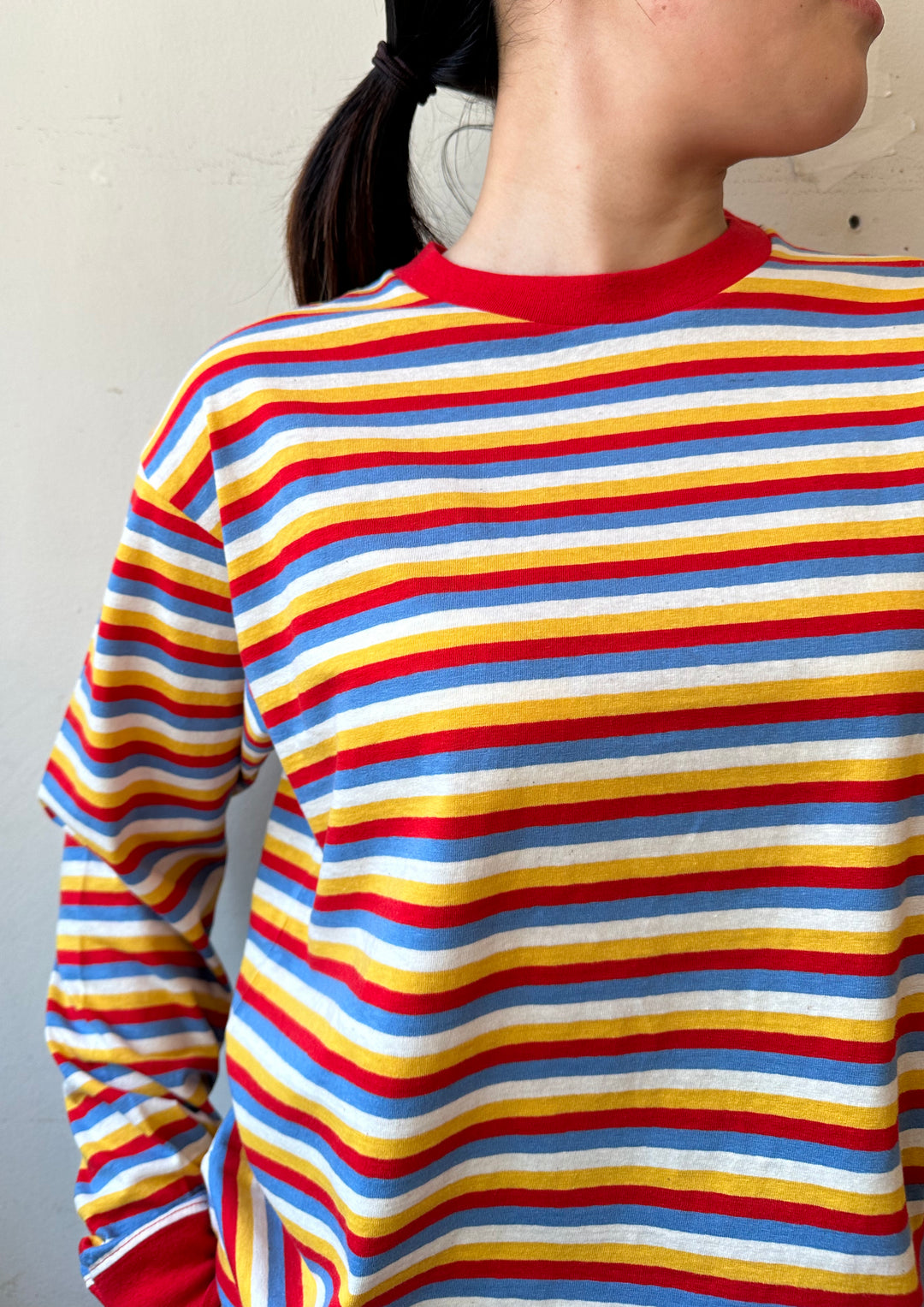 MULTI BORDER Long Sleeve T-Shirt – MACHU PICHU SHOP